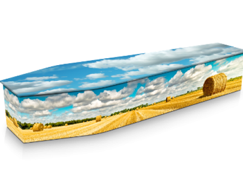 Wheat Field Expression Coffin